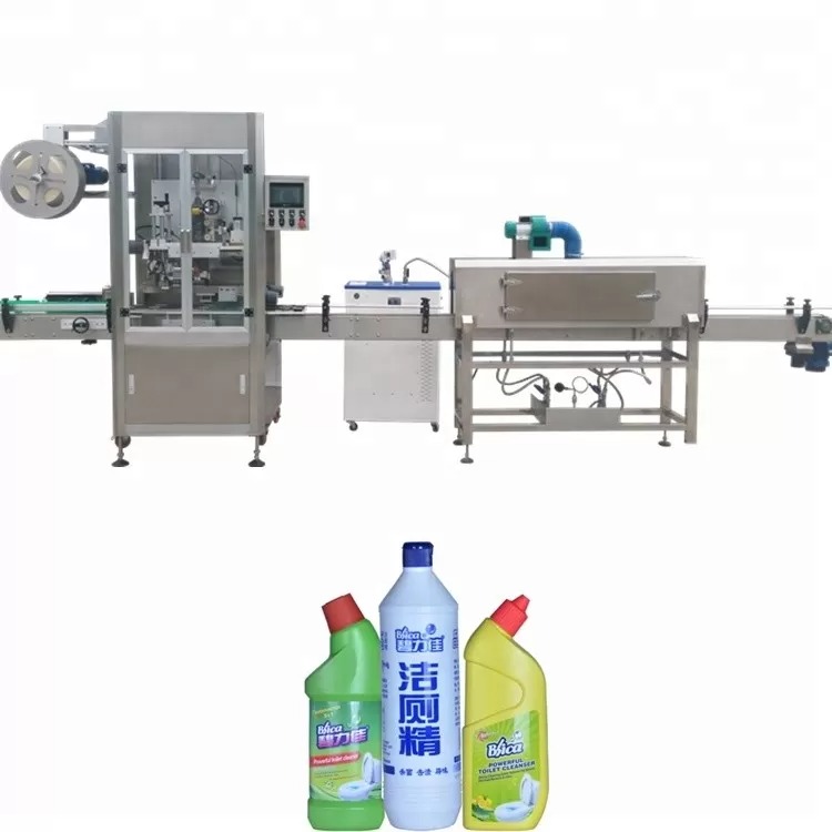 Butelių etikečių klijavimo mašina, naudojama apvalių butelių PLC kontrolei