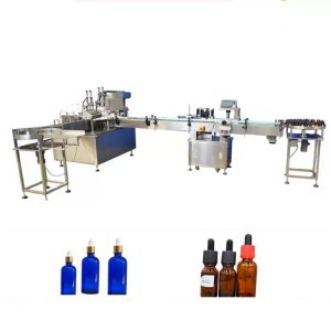 „PLC Control Eterinių aliejų butelių pildymo mašina“