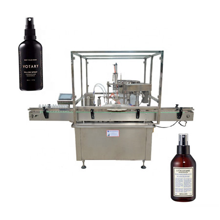 Dession automatinis vandens sulčių aliejaus buteliukų pildymo ir pakavimo aparatas