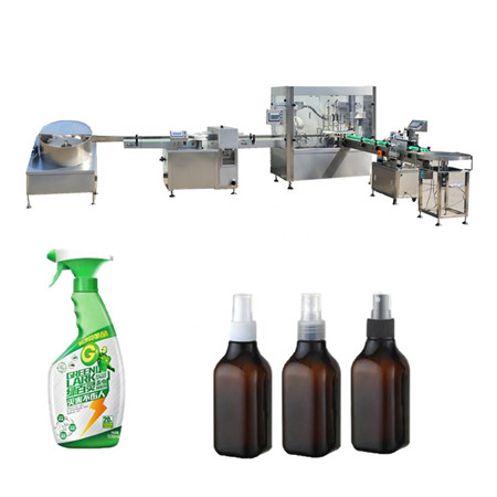 Didelio tikslumo automatinis alyvuogių aliejaus pildymo dangtelio uždarymo aparatas / buteliuko užpildymo aparatas