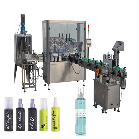 Automatinis kosmetikos užpildymo aparatas su buteliukų pildymo mašina 30ml buteliukų pildymo mašina su 50ml skystu užpildu