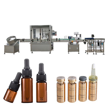 FZLD serijos buteliukų injekciniai milteliai, skalbiantys džiovinimo užpildymo dangteliais etikečių gamybos liniją