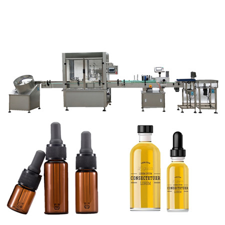 eterinių aliejų pildymo įranga / elektroninių cigarečių skysčių pildymo mašina / e-cig sulčių pildymo mašina