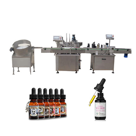 Stiklinių indelių pildymo mašina / aliejaus išpilstymo mašina / maistinio aliejaus išpilstymo įmonė