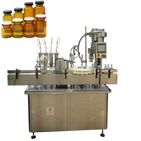 Farmacinių stiklinių butelių ampulių užpildymo ir sandarinimo mašina, skysčių užpildymo ir sandarinimo mašina buteliukų pildymo mašina