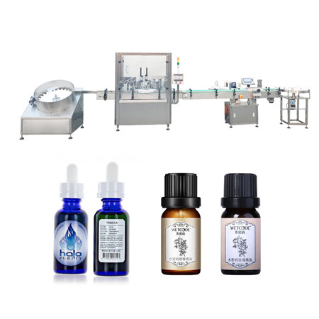 Vieno purkštuko buteliukų pildymo mašina mažos pramonės pusiau automatiniam kosmetinio stūmoklio skysčio užpildui